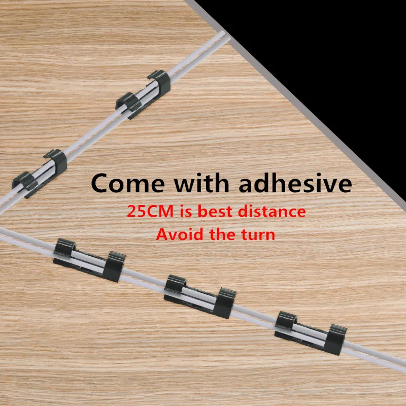 Cable Organizer Cable Clips 1/20 Pcs