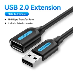 High - Speed USB Extension Cable for Enhanced Connectivity (Upgraded USB 2.0)