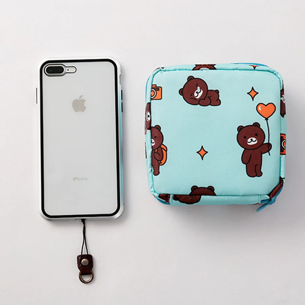 Borsa portatile per il ciclo mestruale, impermeabile, per la conservazione di assorbenti e tamponi, e piccole borse per il trucco, regalo per donne e ragazze.
