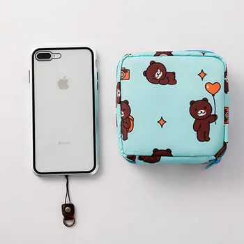 Borsa portatile per il ciclo mestruale, impermeabile, per la conservazione di assorbenti e tamponi, e piccole borse per il trucco, regalo per donne e ragazze.
