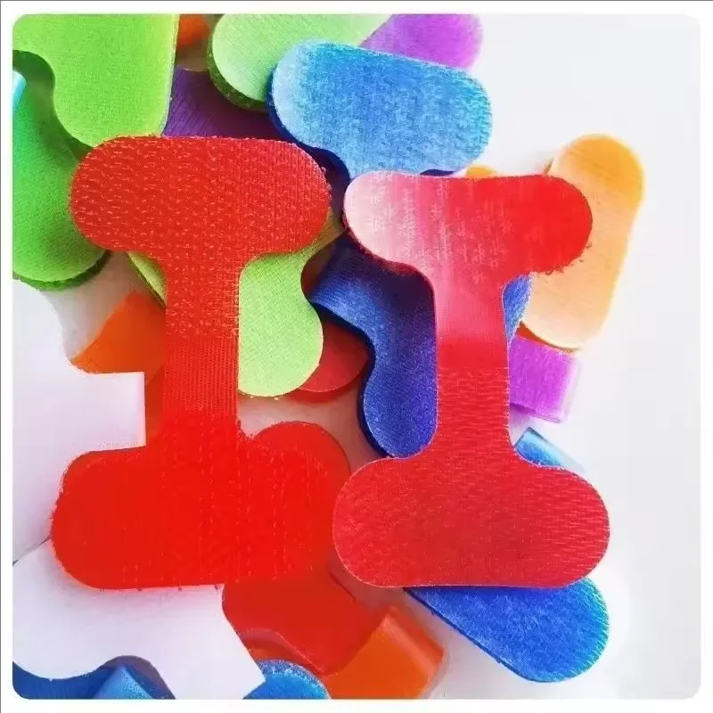 100/50/10Pcs Self Adhesive Cable Labels Colorful Waterproof Cord Labels Tags Cable Management for Home Wire Tags Tear Resistant
