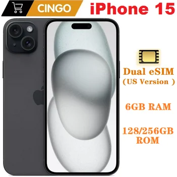 iPhone 15 Dual eSIM 128/256GB ROM 6GB RAM 6.1 "Genuino Super Retina OLED Face ID NFC A16 Originale 95% Nuovo 5G Cellulare iphone15
