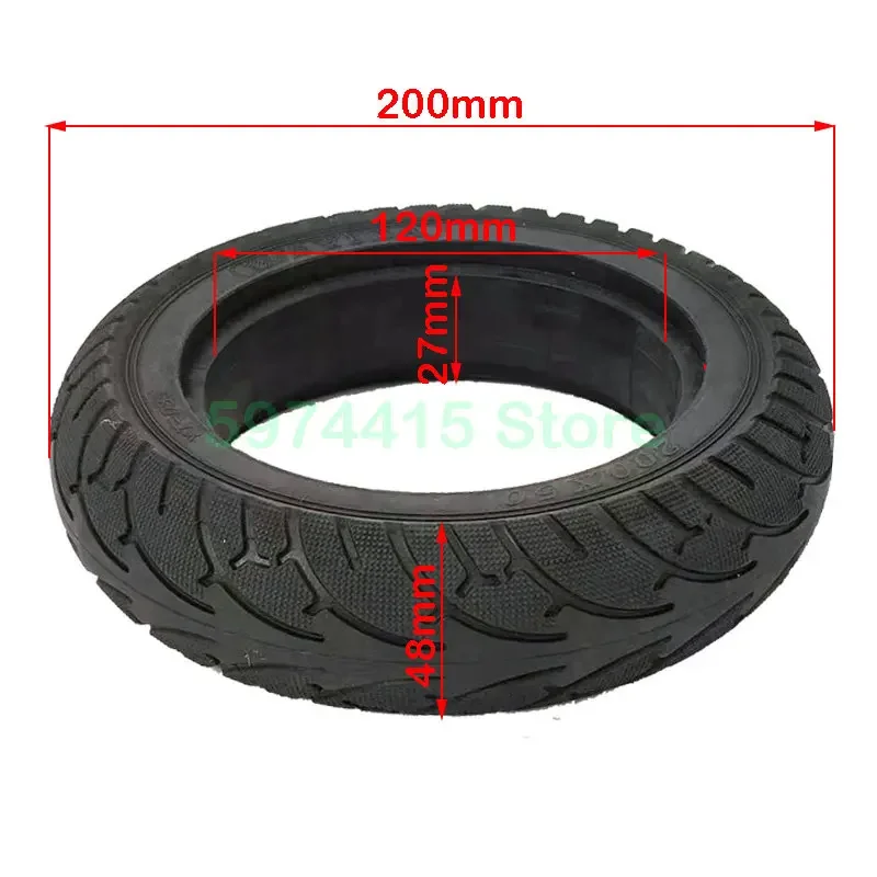 High quality 200x50 8X2T Solid tyre 8 inch tire fit Electric Self Balancing Hoverboard Scooter 200*50 8*2T tubeless tyre