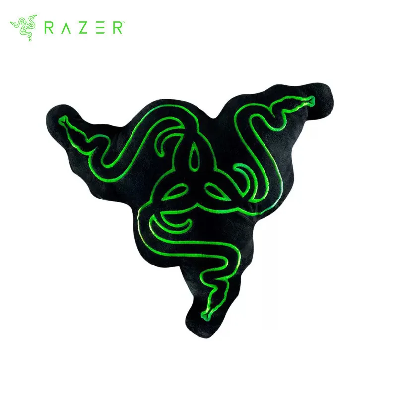 Razer-Plushie-Lconic-Logotipo-de-serpiente-de-Triple-cabeza-felpa-negra ...