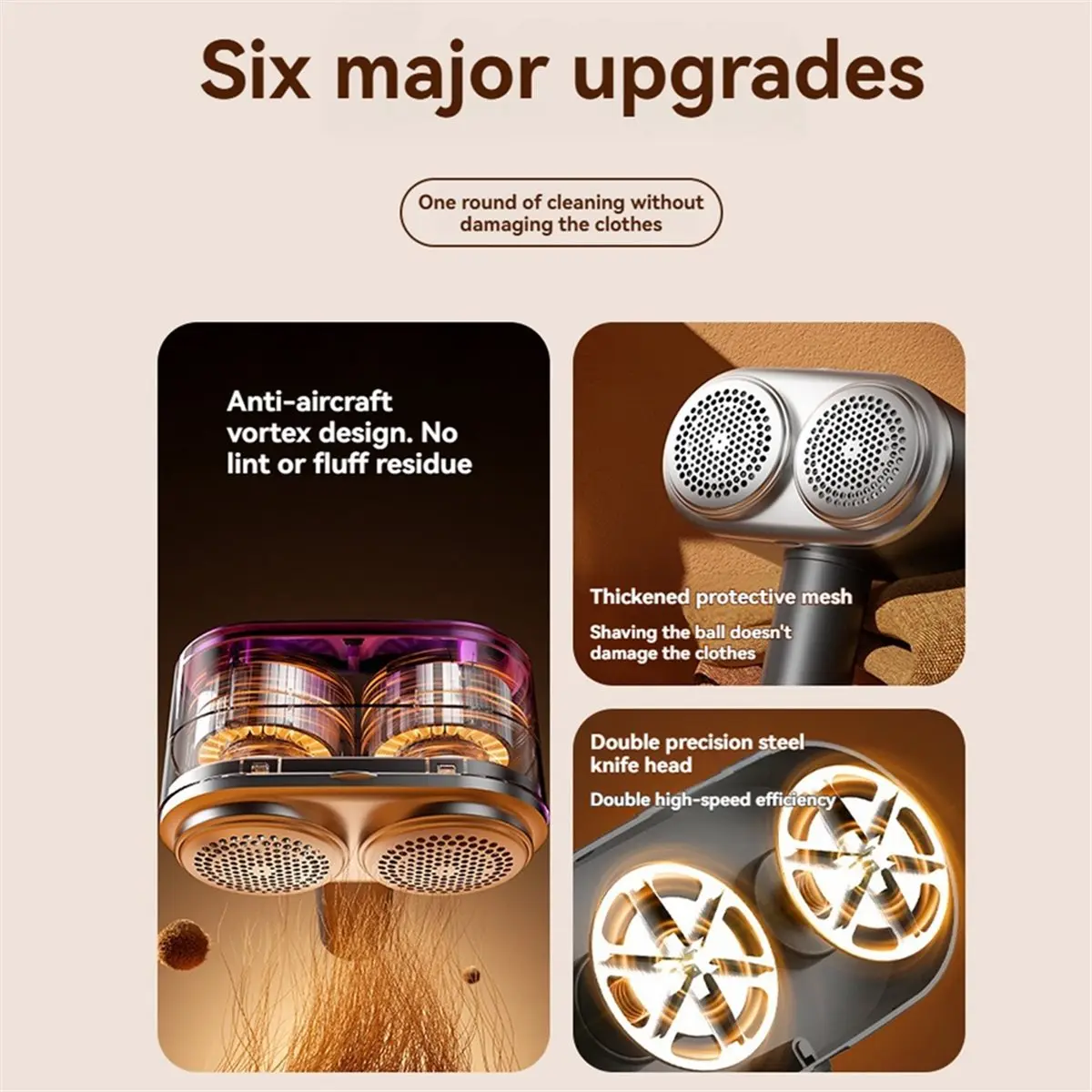 A10R 옷용 보푸라기 제거기 USB 충전식 옷 보푸라기 제거기 기계 전기 헤어볼 보푸라기 트리머 A