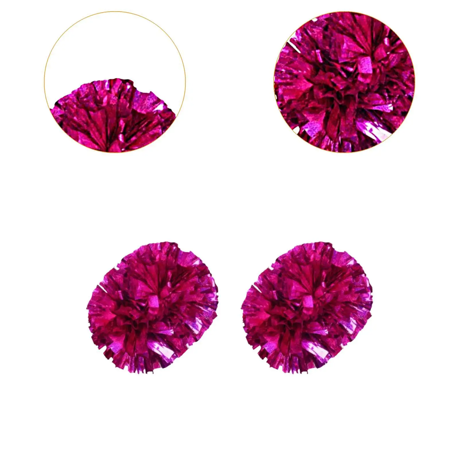 2x Cheerleading Pom Poms Cheerleading Accessories for Games Party School
