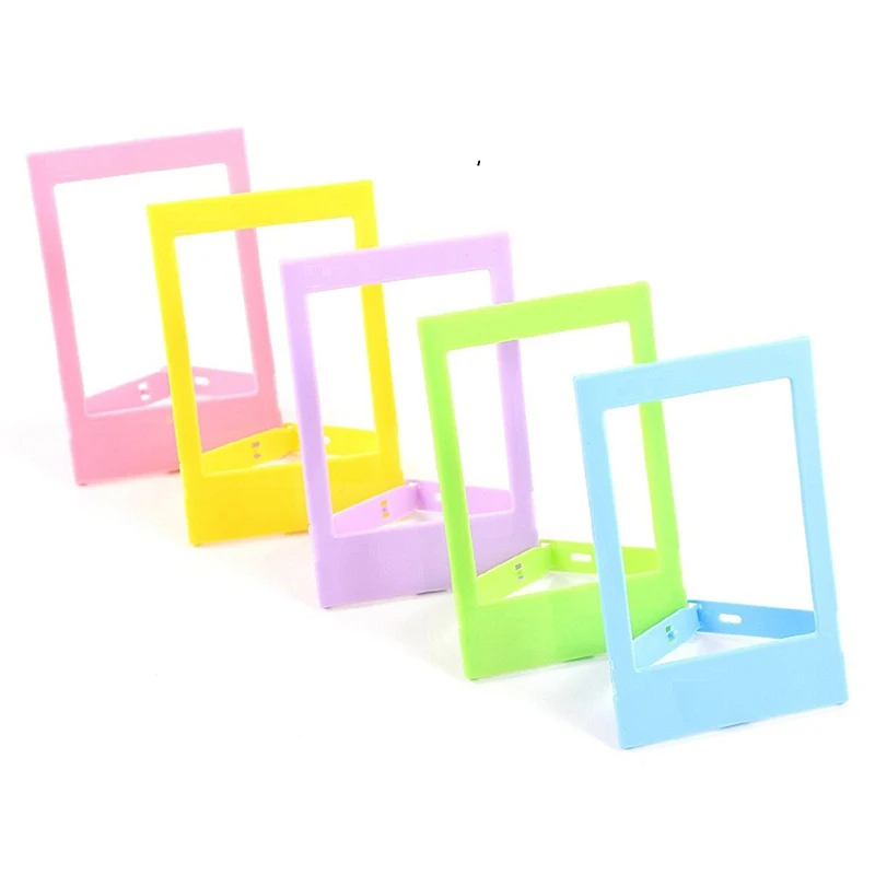 Photo Frames 5pcs for Fujifilm Instax Mini Film Papers Double Sided Fridge Children Artwork