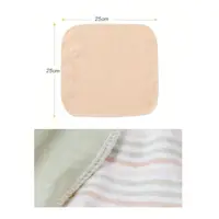 1 set of 5 baby unprinted organic colorful cotton small square towel baby face wipe nose wipe handkerchief baby cotton drool tow 6
