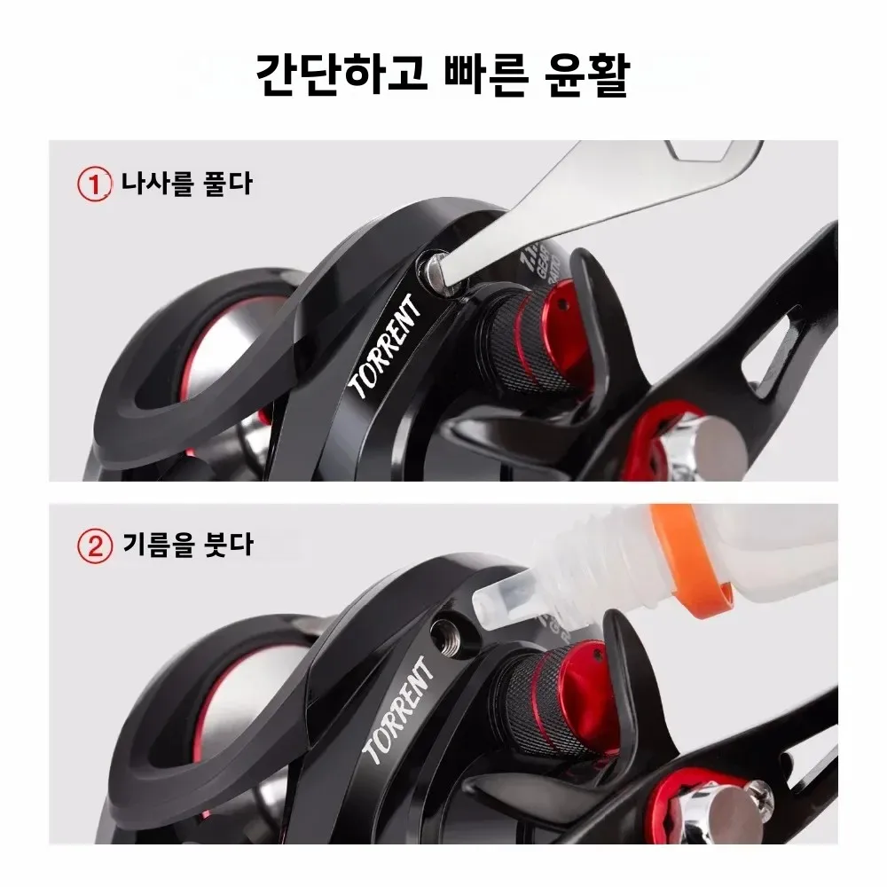 Piscifun Torrent Ʈĳ  8.1kg ī 巡 7.1:1/5.3:1 ׳ƽ 극ũ ý ι   ο  