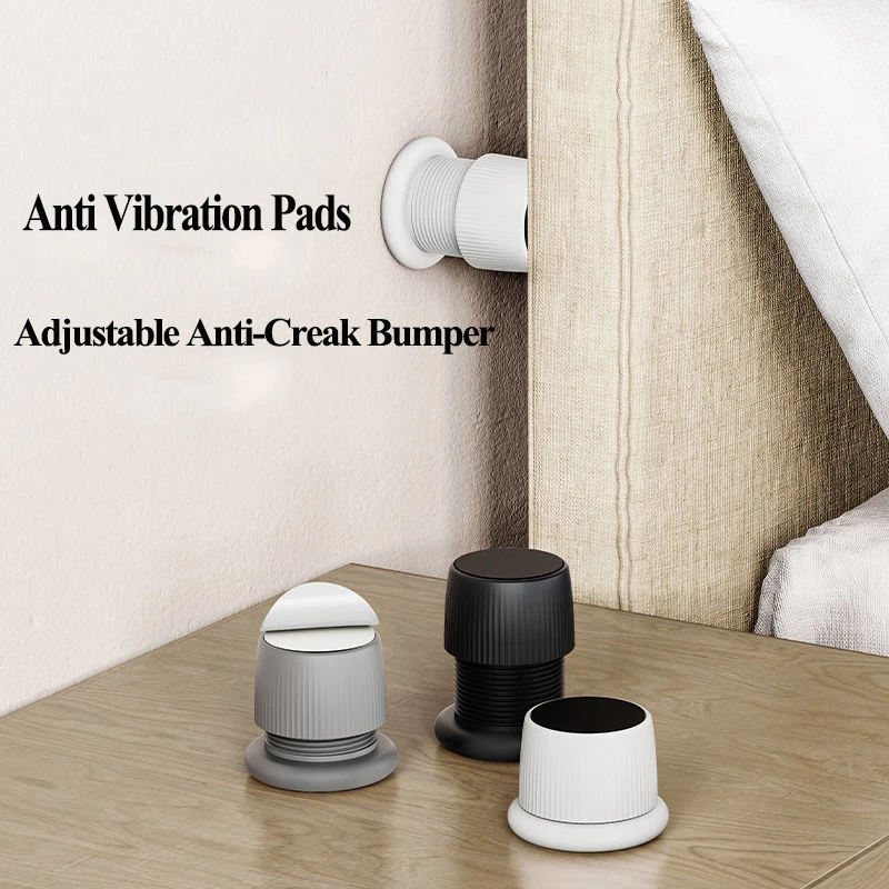 2/4pc Anti Vibration Pads Home Furniture Feet Mat Universal Anti-Creak Bumper Self-Adhesive Slipstop Silent Skid Raiser Mat Eary furniture leg pads,furniture pads,anti vibration pads