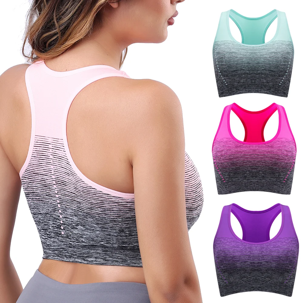 Women Sports Bra Shock-absorbing Bra Breathable Shock-proof Underwear Steel Ring Free Yoga Bra Running Vest Fitness Workout Tops Best Sellers In Sports & Entertainment