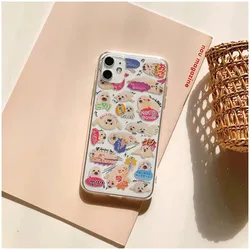 Clmj Adorable Japanese Seal Clear Phone Case with Enhanced Protection - Samsung A23 (T - 247T24119401)