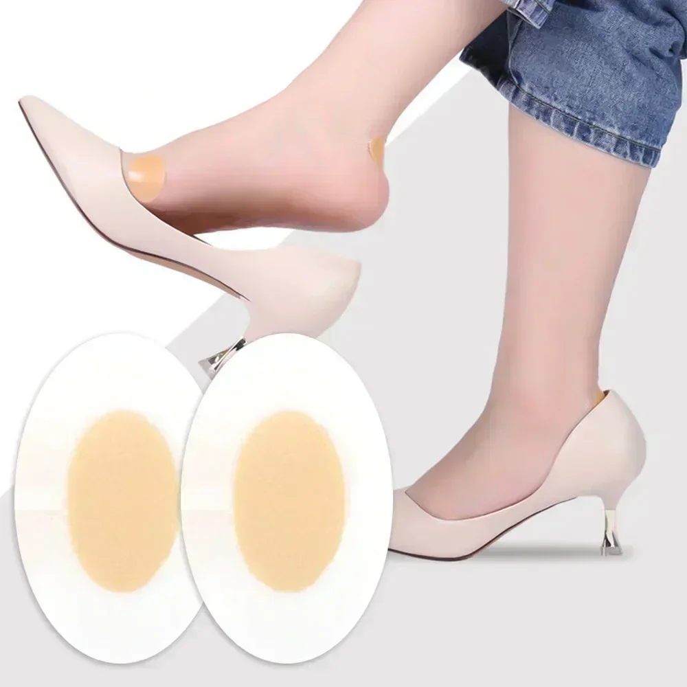 100pcs Silicone Gel Shoes Stickers Pain Relief Patch Liner High Heel Sticker Feet Care Adhesive Hydrocolloid Pads Cushions Gifts