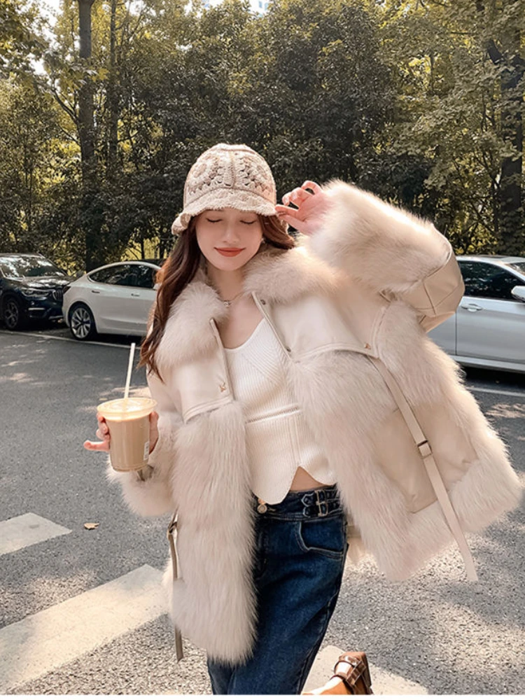 ジャケット・アウター felim FAKE FUR NUDE COAT New Fashion Faux Fur Coat | Celebrity Coat Fur | H Faux Fur