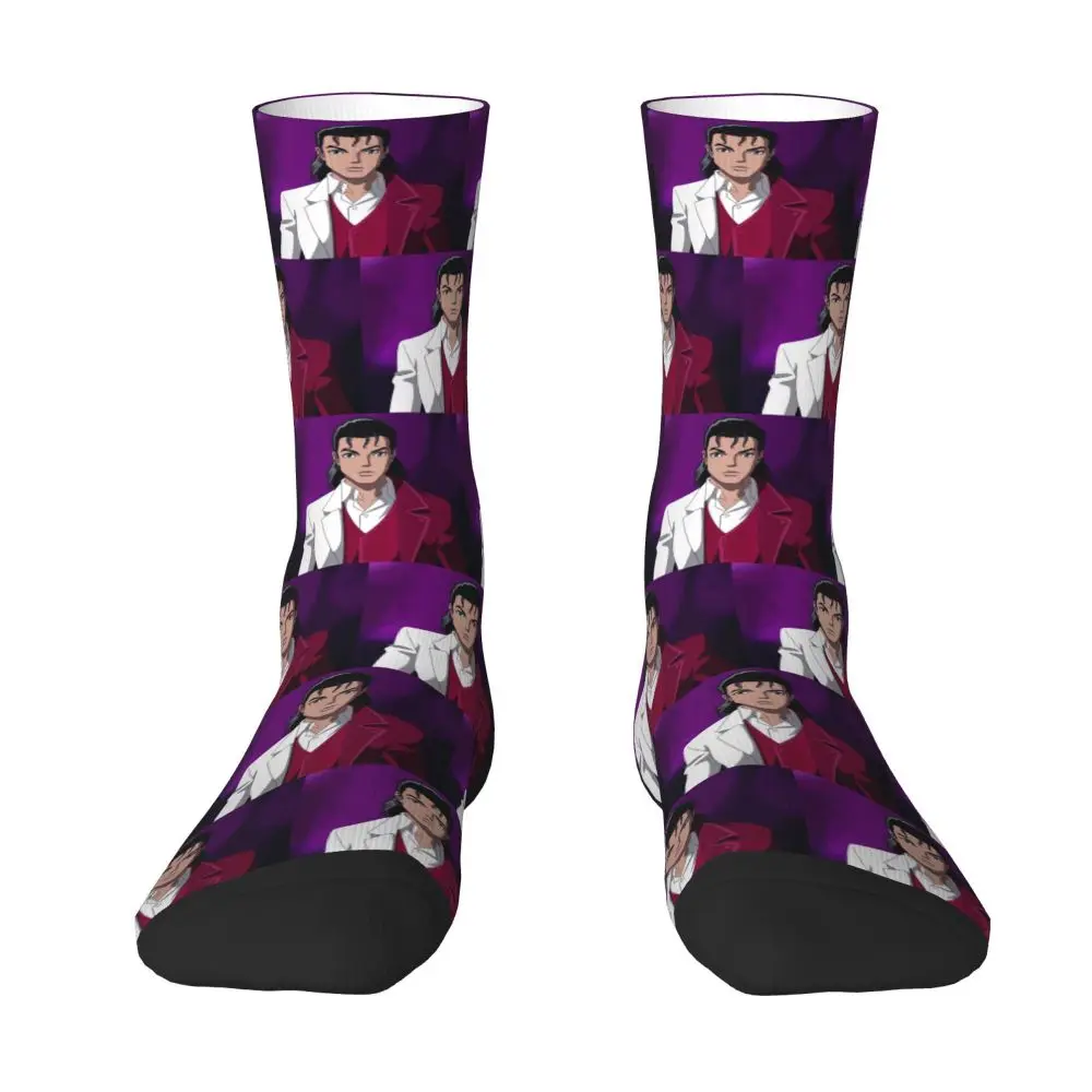 Michael Jackson Musicians Singers Dancers Socks Harajuku Stockings All Season Long Socks Accessories for Unisex Christmas Gifts