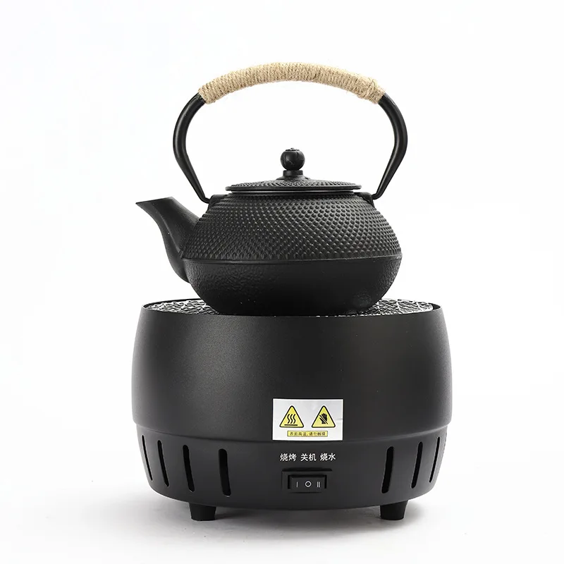 220V Electric Ceramic Stove Mini Outdoor Barbecue Machine Charcoal Burner Electric Barbecue Stove Home Around Tea Brewer