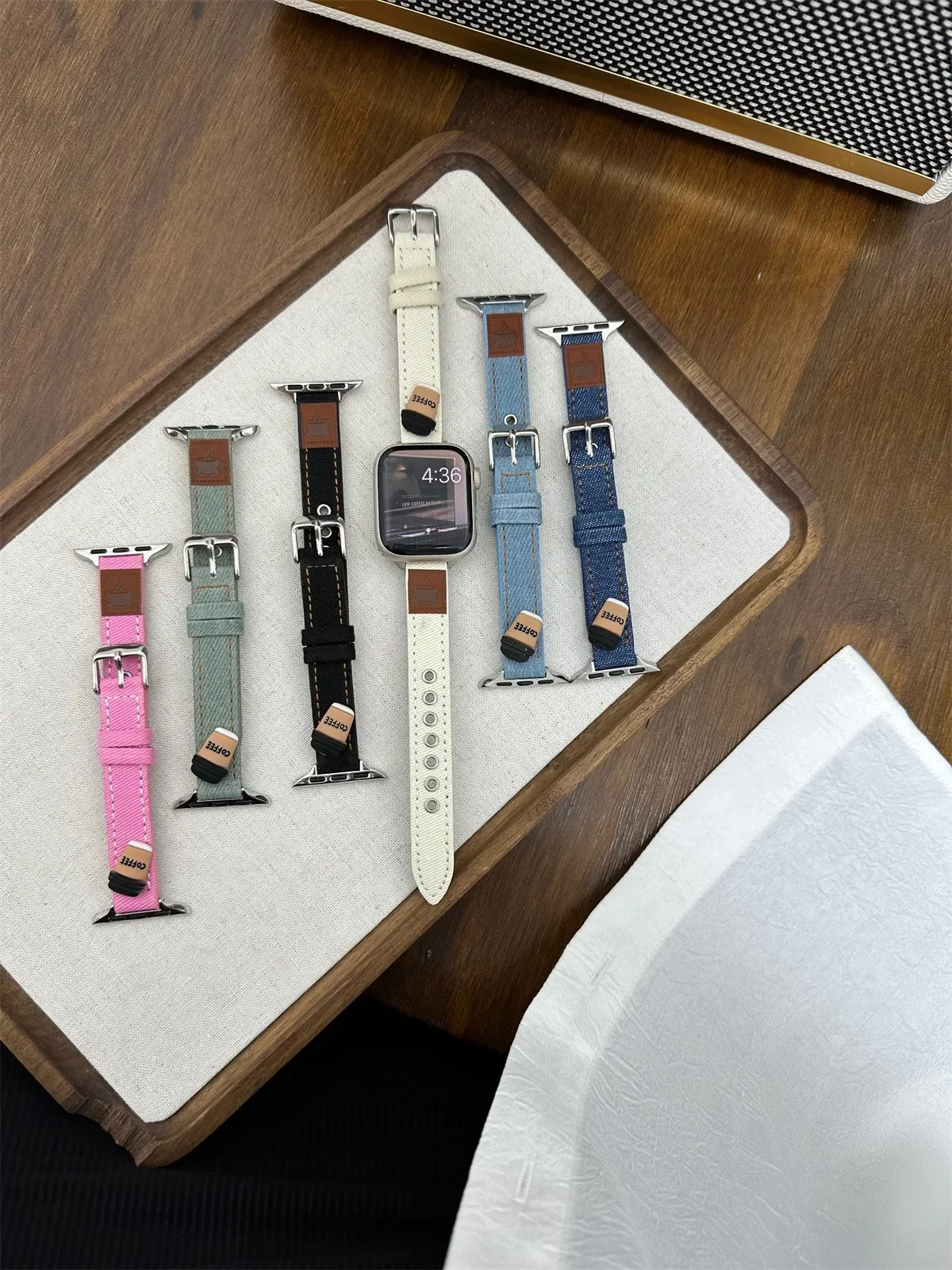 Bracelet de montre pour iWatch 42/44/45/46/49 mm 38/40/41 mm Bracelet de montre tendance en cuir PU pour montres de la série Ultra2 Série 10/9/8/7/6/5/4/3/2/1_voghion.com