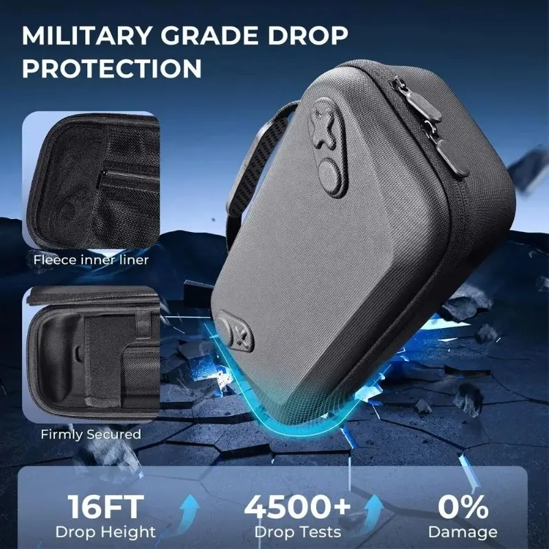 Custodia da viaggio per accessori da gioco ROG XBOX Ally con supporto, antiurto, antiscivolo e antigraffio, compatibile con ROG Ally - immagine 6