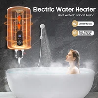30 L chauffe-eau instantané 220 V réservoir d'eau de stockage électrique réservoir d'eau chaude mural pour cuisines salles de bains 2