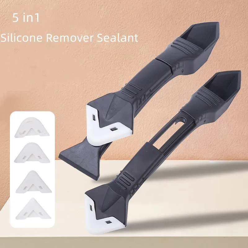 Silicone Remover Sealant Smooth Sealing Strip Scraper Tool Caulk Finisher Grout Kit 5 in 1 Tools Set