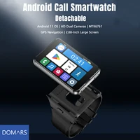 Montre connectée Domars Android 11, écran 2.88 pouces, double caméra 2MP/8MP, 4 Go de RAM, 64 Go de ROM, 2300 mAh, montre connectée pour hommes et femmes 1