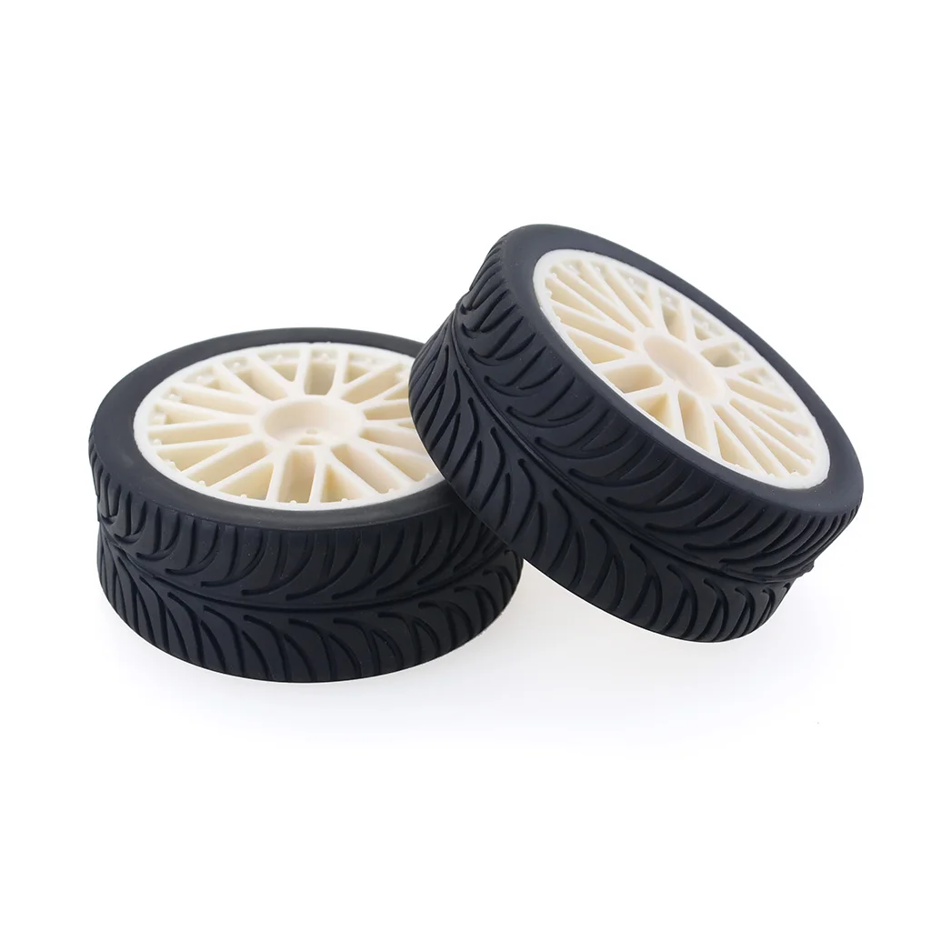 

Hobbysoul 4 шт. Новинка RC 1:10 на дороге плоские автомобильные шины диски шестигранные 12 мм