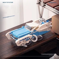 Classic Back to the Future Time Machine Compatible Building Blocks Moc Technical Car Bricks Construct Toys Gifts Home Decoration 6