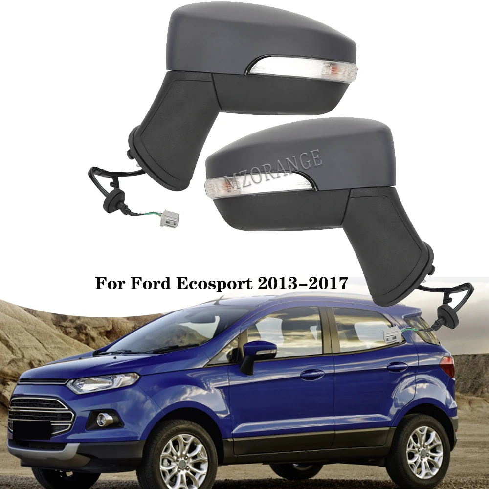 

1pcs Car Rearview Mirror Assy For Ford Ecosport 2013 2014 2015-2017 Auto side Mirror Assembly Glass Electric turn signal light