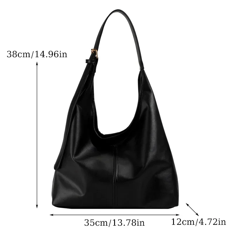New Tote bag hand bill of lading shoulder women's bag retro simple large bag Tote bag - Image 4