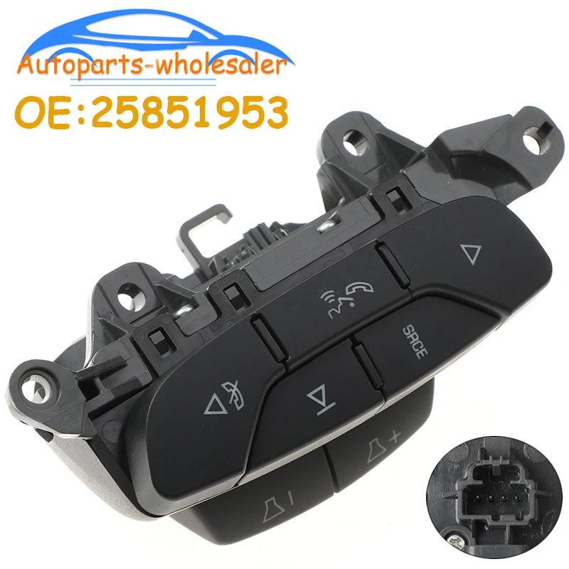 Cadillac Escalade 2007-2014 Steering Wheel Control Switch Accessorie 25851953