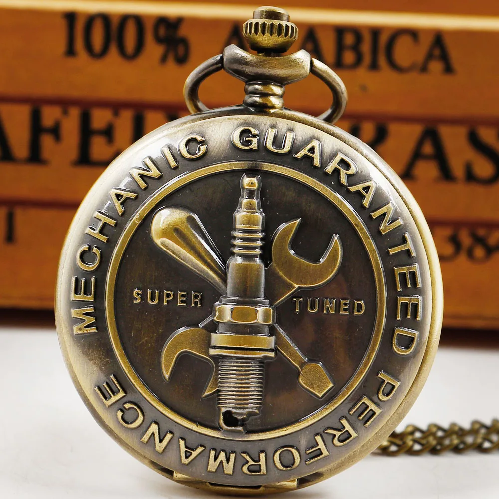 

Retro Quartz Pocket Watches Collection Men Steampunk Chain FOB Watch Necklace For a Grandad Dad reloj de bolsillo hombre