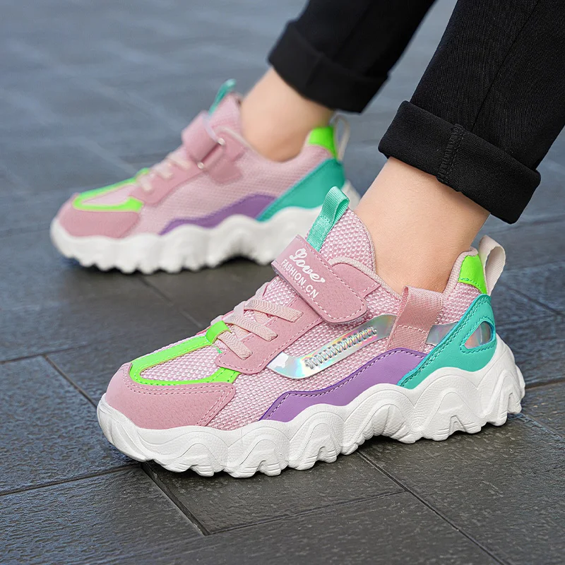 Maat 28 38 kinderen schoenen voor meisjes 2022 platform luxe ontwerper  kinderen tennisschoenen mode hardlopen sport casual meisje sneakers| | -  AliExpress