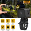Bike Camera Support 256GB Card 1080P Handlebar Bike Camera 120 Degree Wide Angle Anti Shake Loop Recording Compact for Cycling 3