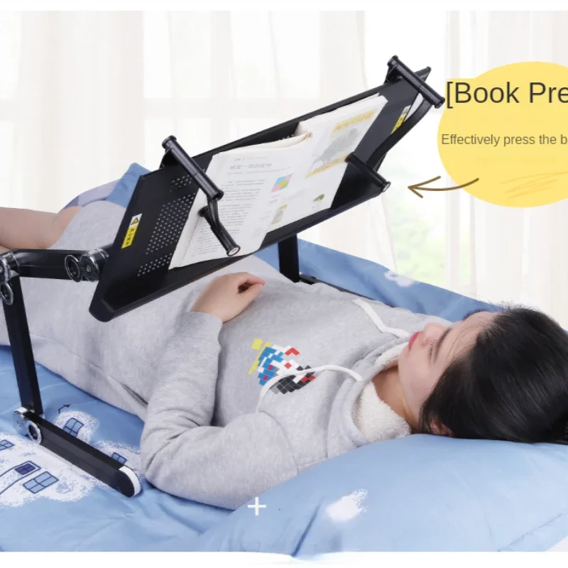 Bed Lazy Computer Desk Lifting Small Table Lie on Your Back with Flat Folding Table Laptop Stand Folded Office Desk