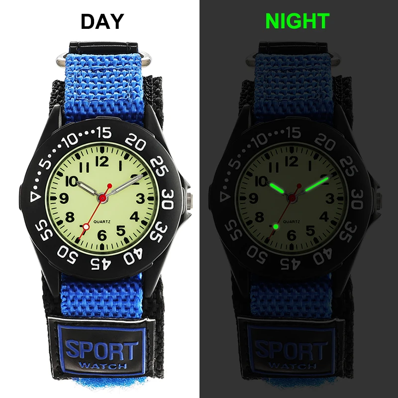 New Magic Nylon Strap Children's Watch Students Kids Sports Quartz Watch Japanese Movement Waterproof Boys girls Clock Timepiece 6
