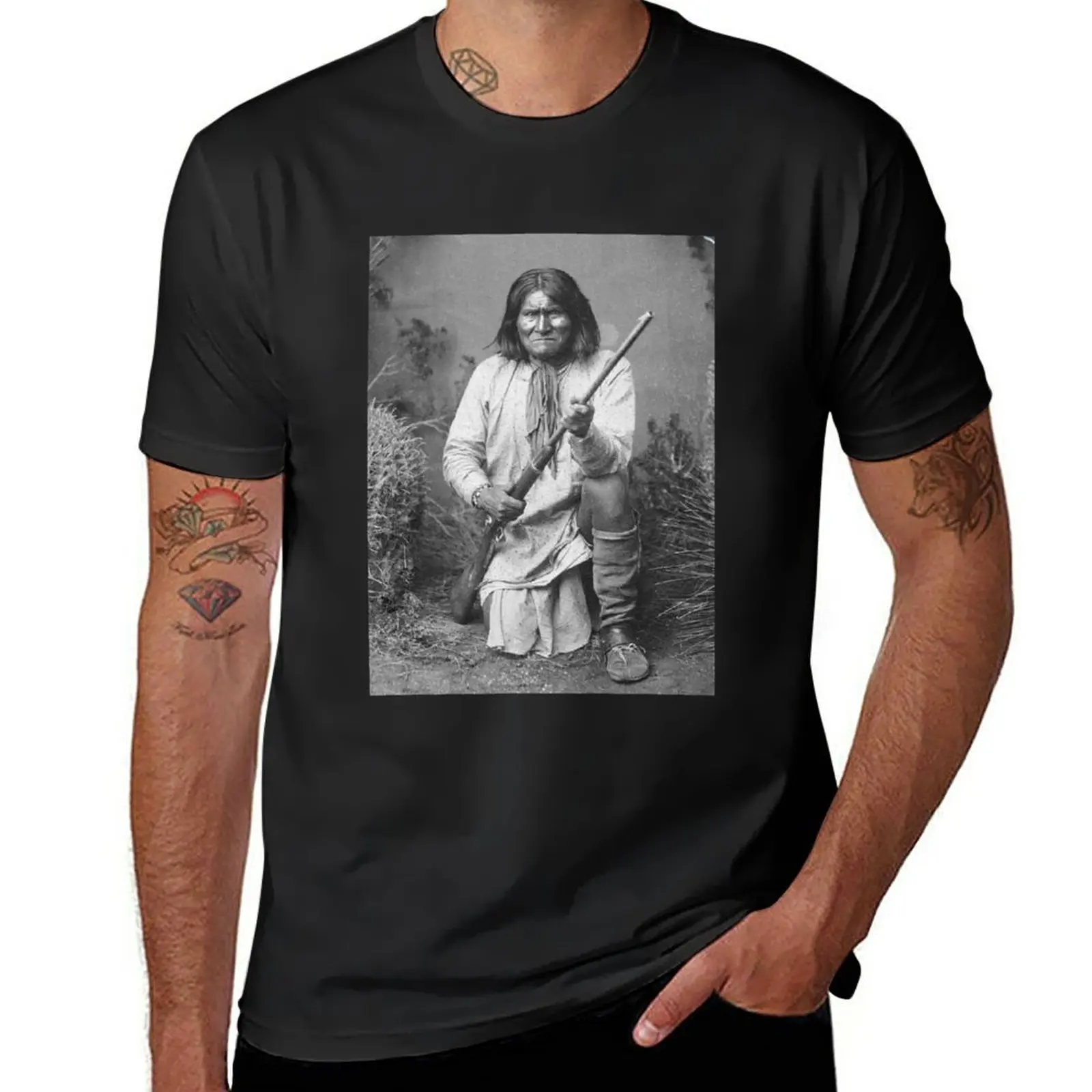 

New Geronimo T-Shirt t-shirts man oversized t shirts quick-drying t-shirt tees plain black t shirts men