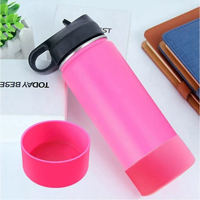 Space Pot Non-Slip Shock-Absorbing Sleeve Silicone Boot For Sports  Insulation Cup Noise Protective Silicone Water Bottle Bottom Sleeve Cover Tumbler  Silicone Cover 