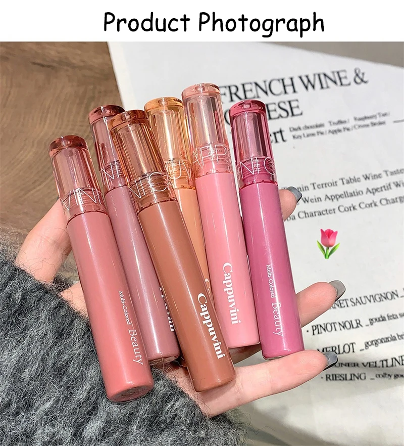 Waterproof Jelly Lip Glaze Moisturising Glossy Tint Lip Makeup_voghion.com