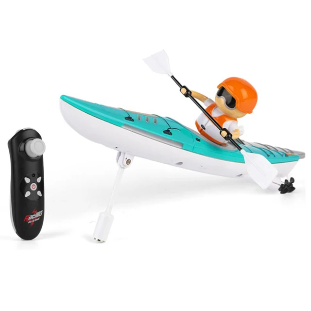 2.4G Waterproof Ship RC Boat Colorful Paddle RC Rowing LED Lights Underwater Balance Vehicles Models Toys For Birthday Gift 3