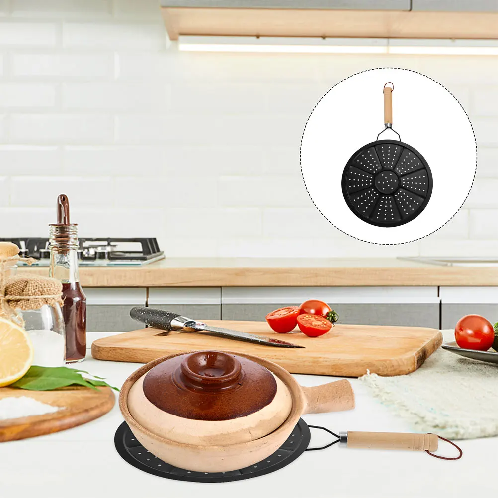 Insulation Pads Pot Heat Diffuser Gas Flame Reducer Glass Saucepan Cooker Mat Induction Pans Rack Placemat gas stove protector pads