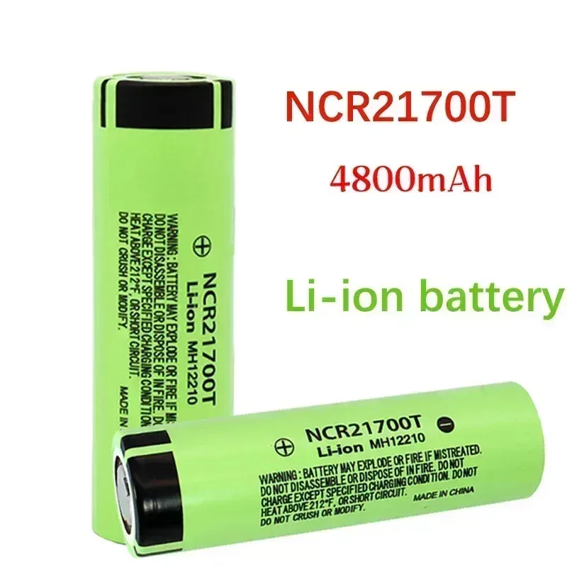 

21700 New Battery NCR21700T 3.7V4800mAh Large Capacity Flashlight Rechargeable Lithium Battery Electric Vehicle Charger
