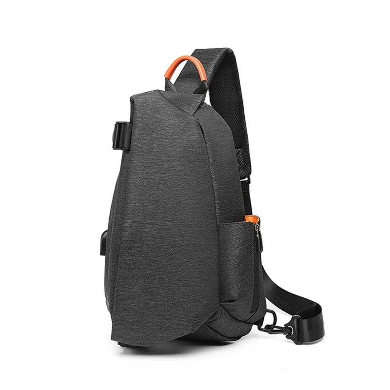 

Sling Crossbody Backpack Shoulder Bag for Men Women One Strap for Hiking Walking Biking Travel Cycling USB Charger Port