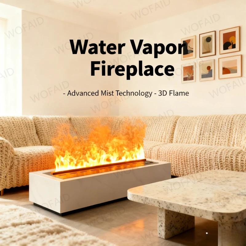 เตาผิงไฟฟ้าแบบพ่นหมอกสำหรับล็อบบี้โรงแรม รุ่นขายดีที่สุดสำหรับธุรกิจ B2B ปี 2025: เตาผิงไฟฟ้าแบบกำหนดความกว้างได้ สีสันหลากหลาย เตาไฟฟ้า Chimenea Electrica Био Камин เตาเผาเม็ดเชื้อเพลิง Pellets Estufa 1