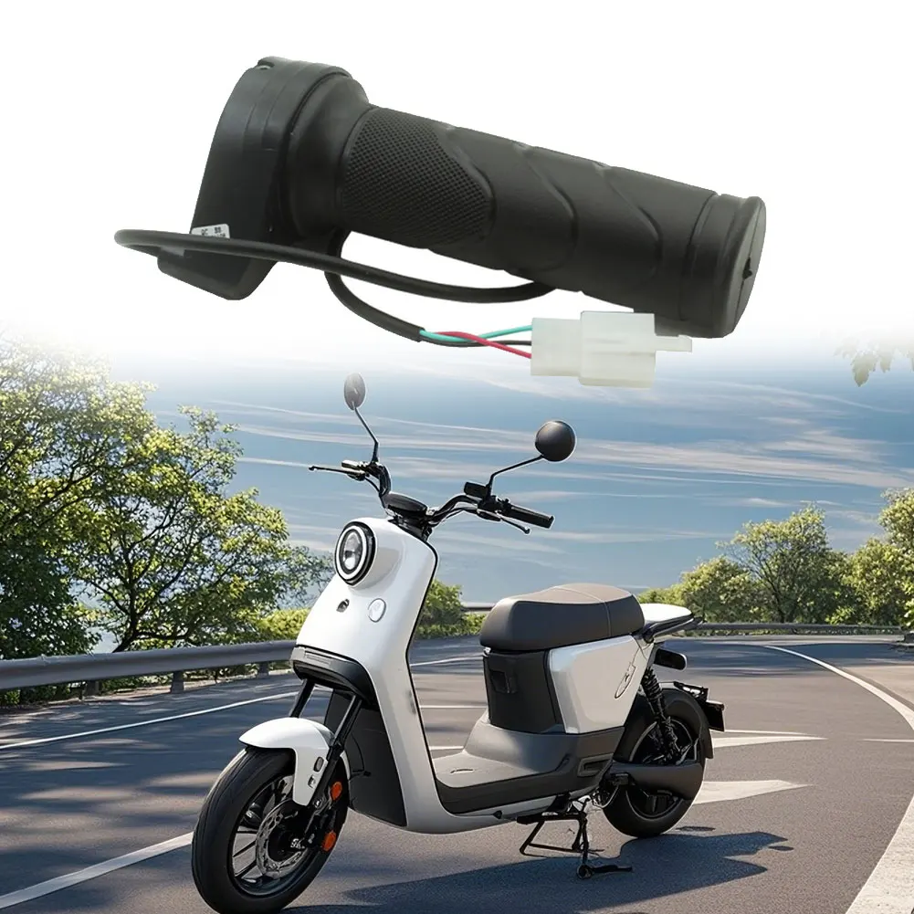 Universal Electric Bike and Scooter Throttle Grip with 3-Pin Interface