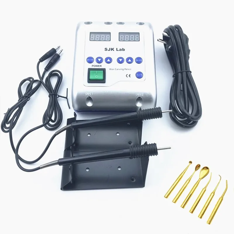 

Dental Lab Electric Waxer Carving Knife Dental laboratory equipment Contain 6 Wax Tips+2 Pens/Pot