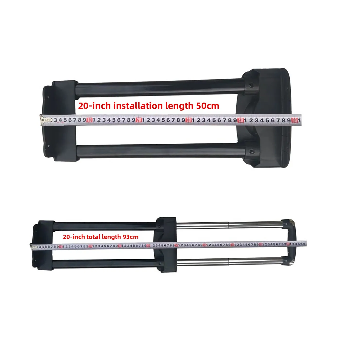 Ox Cloth Lage Handle External Travel Suitcase Repair Parts Vintage Leather Box Password Box Retractable Rod Accories