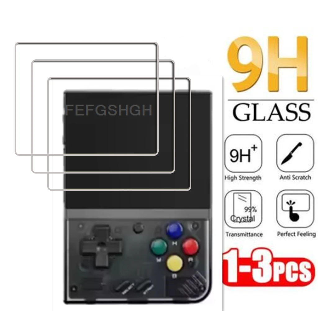 Tempered Glass For Miyoo Mini Plus 3.5" MiyooMini 2.8" Console Player Games Protective Film On MiyooMini Screen Protector Cover