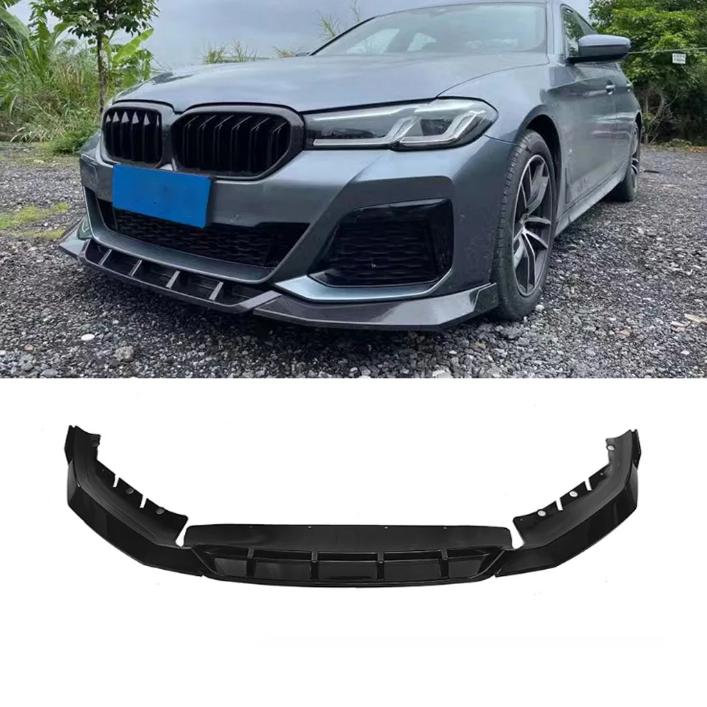 

Front Bumper Lip Spoiler Splitter Diffuser Cover Deflector Body Kit For BMW 5 Series G30 M-Sport 2021 2022 2023 Car Styling