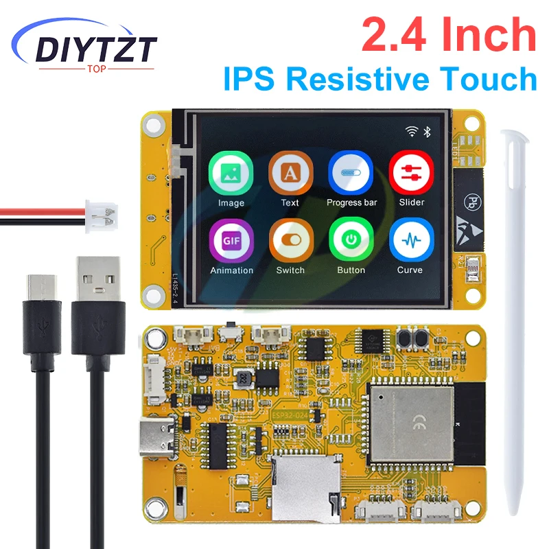 รูปสินค้า DIY ESP32 บอร์ดพัฒนา 2.4 นิ้ว TFT LCD สัมผัสได้