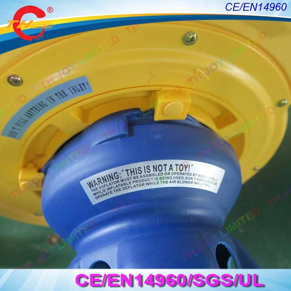 110-240V 1.5KW 2HP High Efficiency new design Electric Air Blower with deflator/inflatable air blower fans machine 4